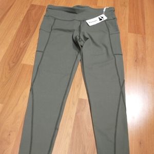 Lamibaby Olive Green Workout Leggings